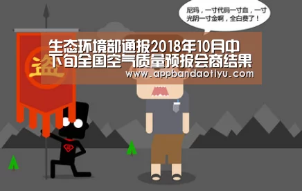 生态环境部通报2018年10月中下旬全国空气质量预报会商结果-半岛网站官网(图1) 半岛网站官网